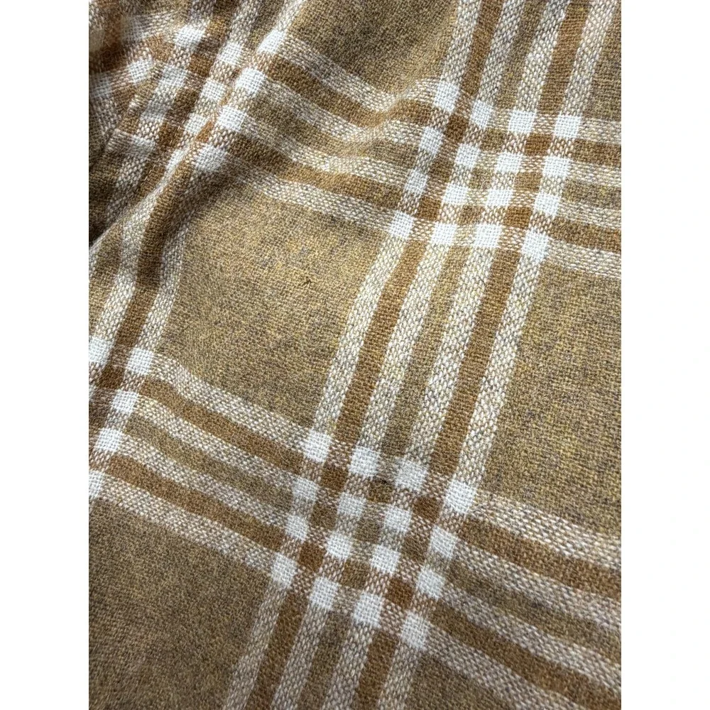 Vintage Cranbrook‎ Jacket Mens Medium Brown Plaid Wool Quilted Lined Workwear